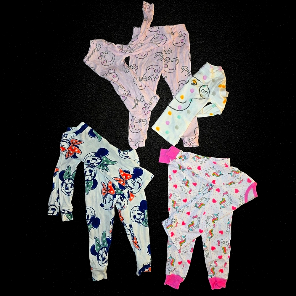 3Sets of  2t girl PJ's